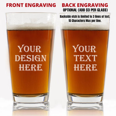 50th Anniversary Custom Pint Glass